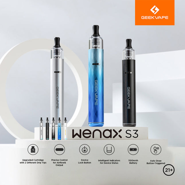 GEEKVAPE Wenax S3 Vape Kit Dubai | Geekvape Dubai Vape For Less GEEKVAPE Wenax S3 Vape Kit Dubai | Geekvape Dubai Vape For Less