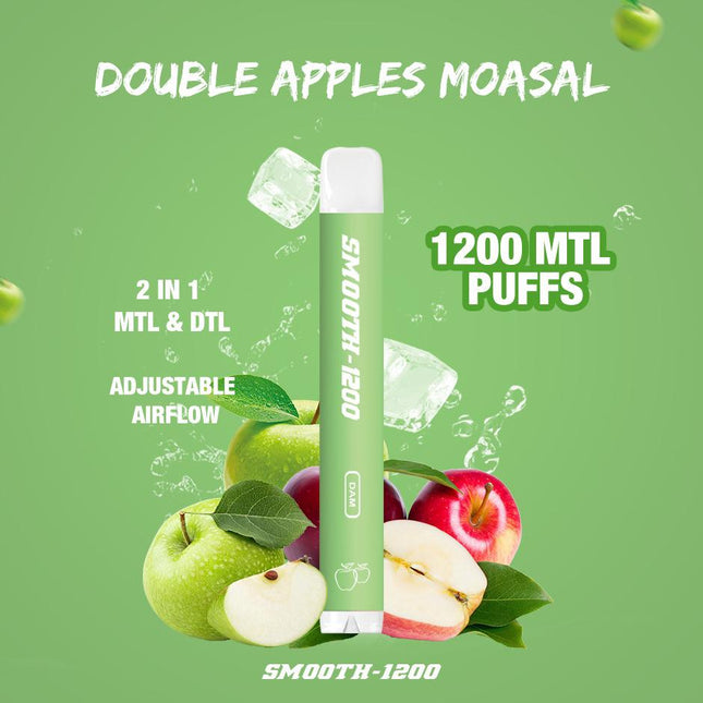SMOOTH DISPOSABLES VAPE 1200 Puffs