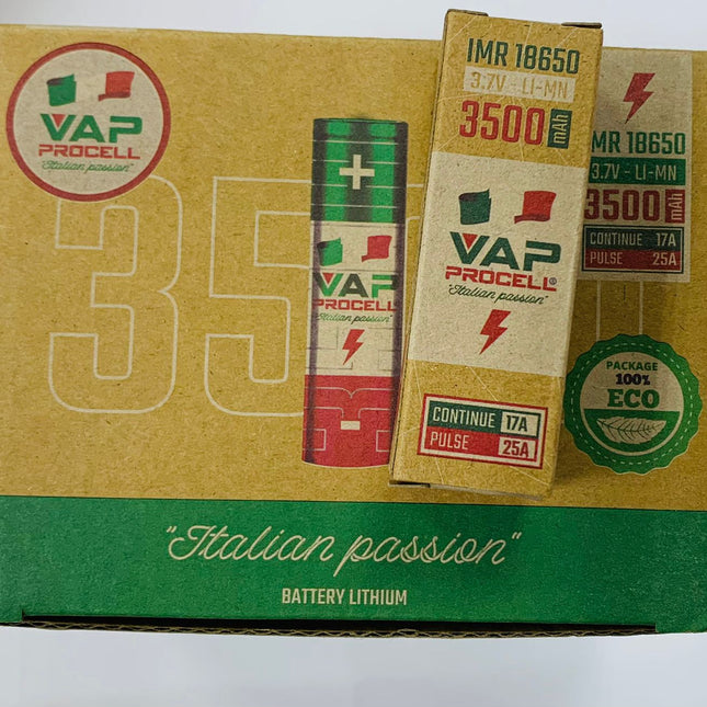 VAP PROCELL IMR 18650 3500 MAH BATTERY