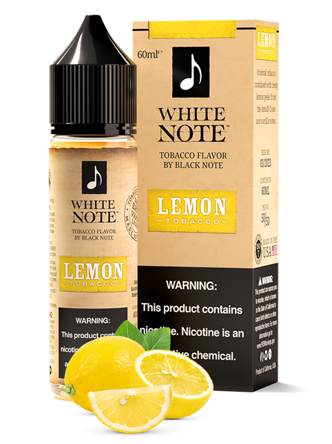 WHITE NOTE Lemon Tobacco 60ML Abudhabi UAE KSA Oman