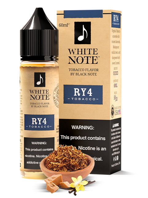 WHITE NOTE - RY4 Tobacco 60ML Abudhabi KSA Oman