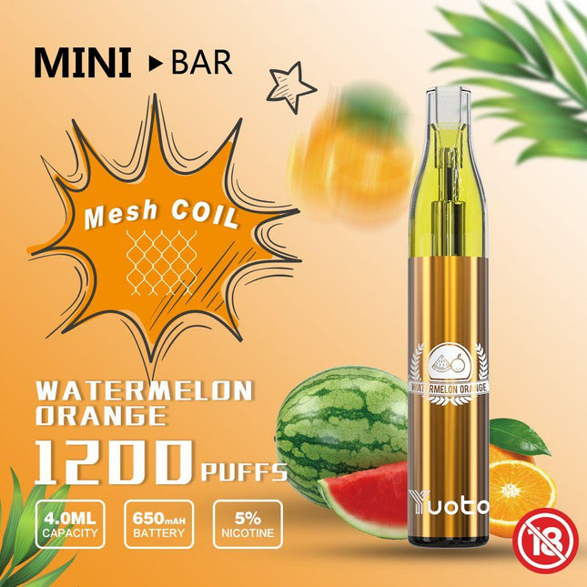 Primum-Quality YUOTO Vape Dubai - YUOTO Mini Bar Disposable Vape 50mg - 1200 Puffs - Vape For Less