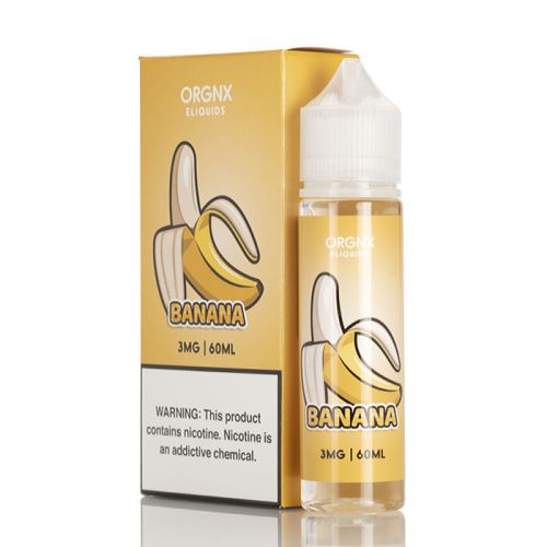 BANANA - ORGNX E-LIQUIDS - 60ML Available In UAE Abu Dhabi Dubai KSA 