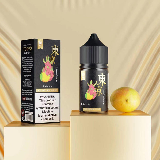 Tokyo Golden Series Mango Pitaya Saltnic 30ml Abu Dhabi Dubai Ruwais KSA Oman