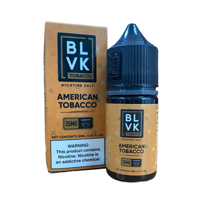 BLVK Tobacco American Tobacco Saltnic Best Vape Shop in UAE 2025