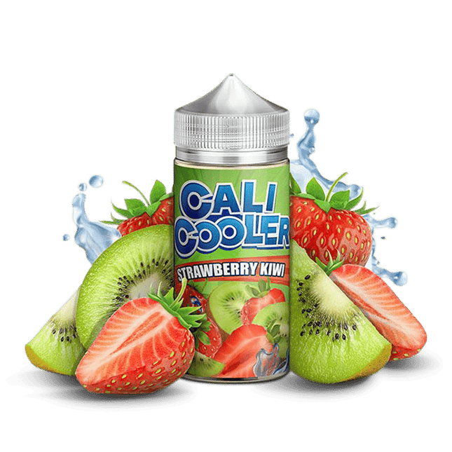 The Mamasan Strawberry Kiwi Cali Cooler Freebase E-Liquid