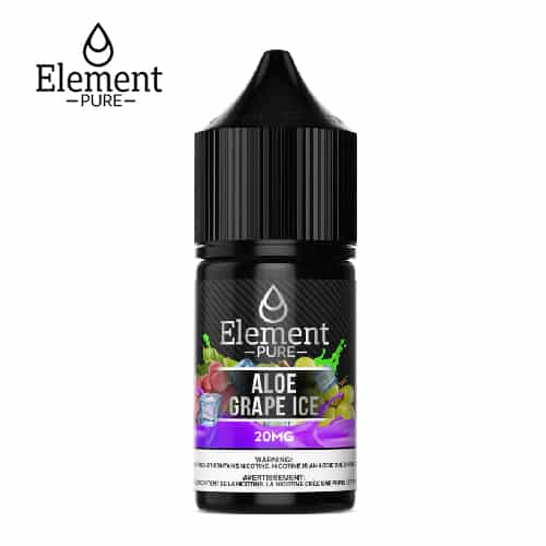 ELEMENT PURE - ALOE GRAPE ICE SALTNIC 30ML ABU DHABI DUBAI KSA