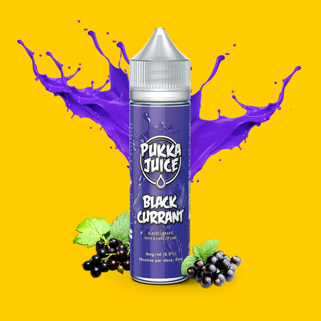 BLACKCURRANT - BY PUKKA JUICE  60ml E JUICE Abudhabi Dubai KSA