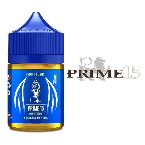 Halo Prime 15 Nutty Tobacco Freebase E-Liquid