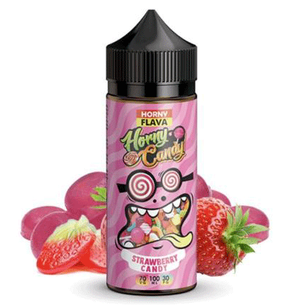 Horny Flava Strawberry Candy Freebase E-Liquid