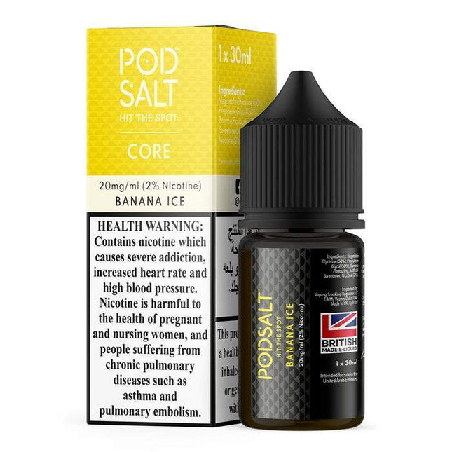 Pod Salt - Banana Ice Saltnic Abudhabi Dubai KSA