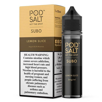 Pod Salt - Lemon Slice Eliquid Abudhabi Dubai KSA