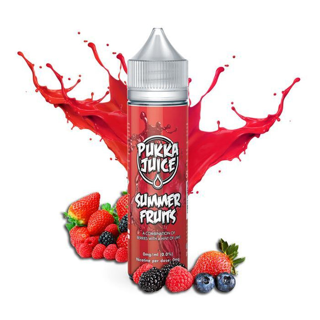 SUMMER FRUITS - BY PUKKA JUICE  60ml E JUICE aBUDHABI ksa oMAN