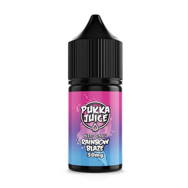 RAINBOW BLAZE - BY PUKKA JUICE  30ml SALTNIC Abudhabi Dubai KSA UAE