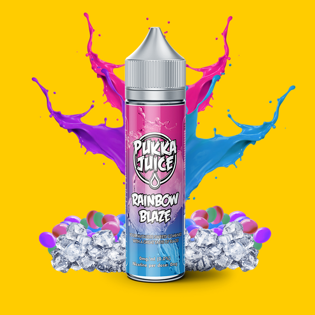 RAINBOW BLAZE - BY PUKKA JUICE 60ml E JUICE ABUDHABI DUBAI UAE KSA