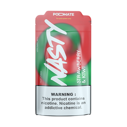 Strawberry & Kiwi - Nasty Podmate 30ml Abu Dhabi Dubai Al Ain Ruwais Sharjah Ajman KSA