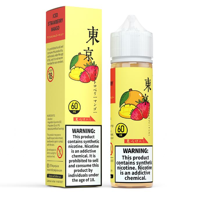 Tokyo Iced Strawberry Mango E-Liquid Dubai | Vape Dubai Vape For Less Tokyo Iced Strawberry Mango E-Liquid Dubai | Vape Dubai Vape For Less