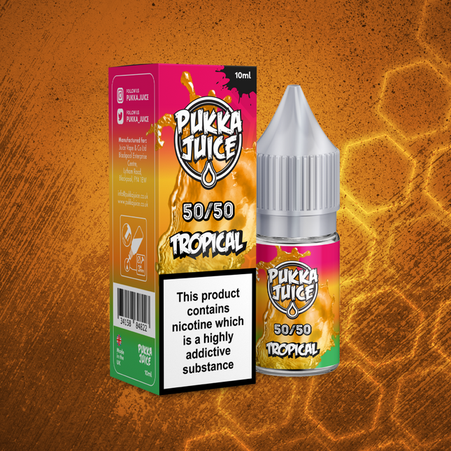 TROPICAL - BY PUKKA JUICE  30ml SALTNIC Abudhabi KSA Oman